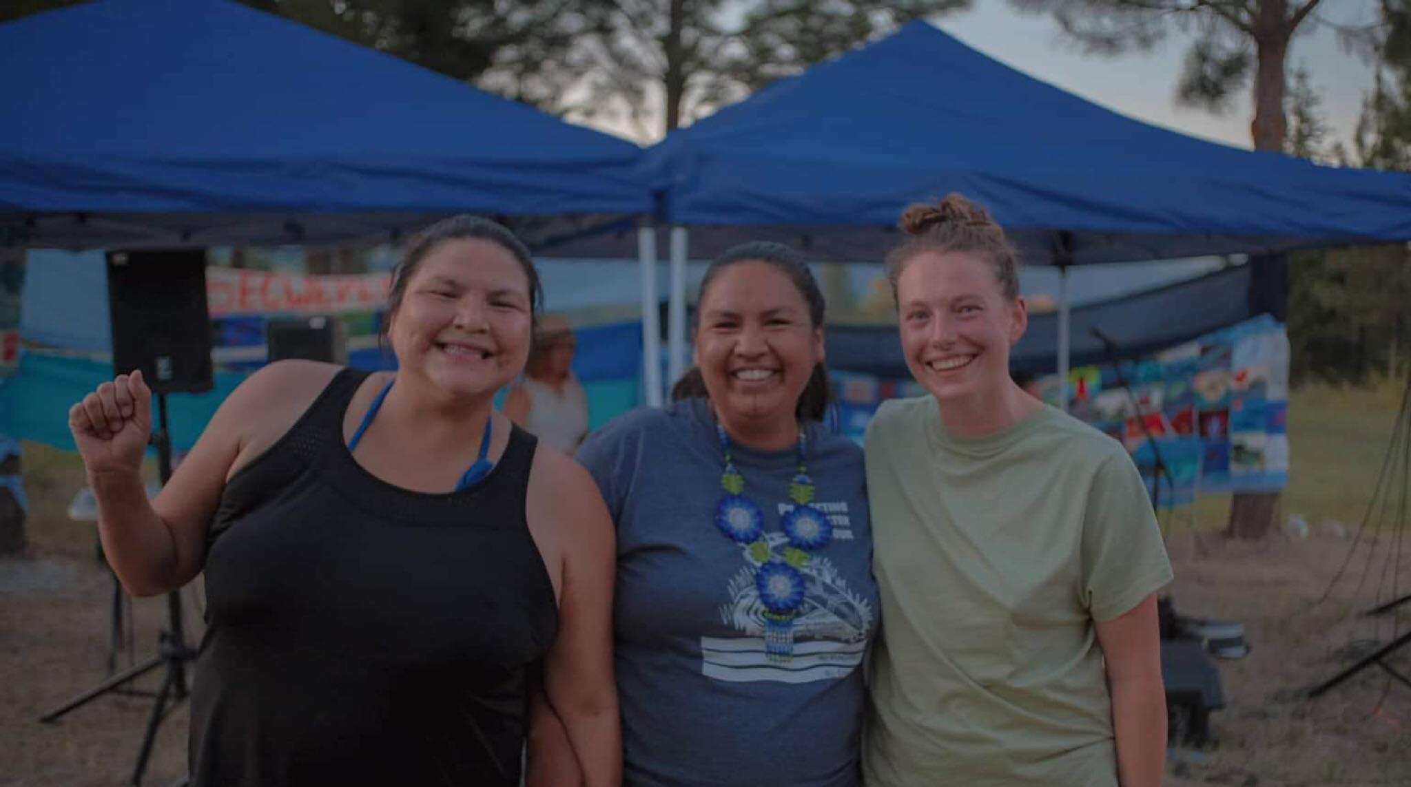 Left to right: Billie Pierre, Miranda Dick, Heather Lamoureux.