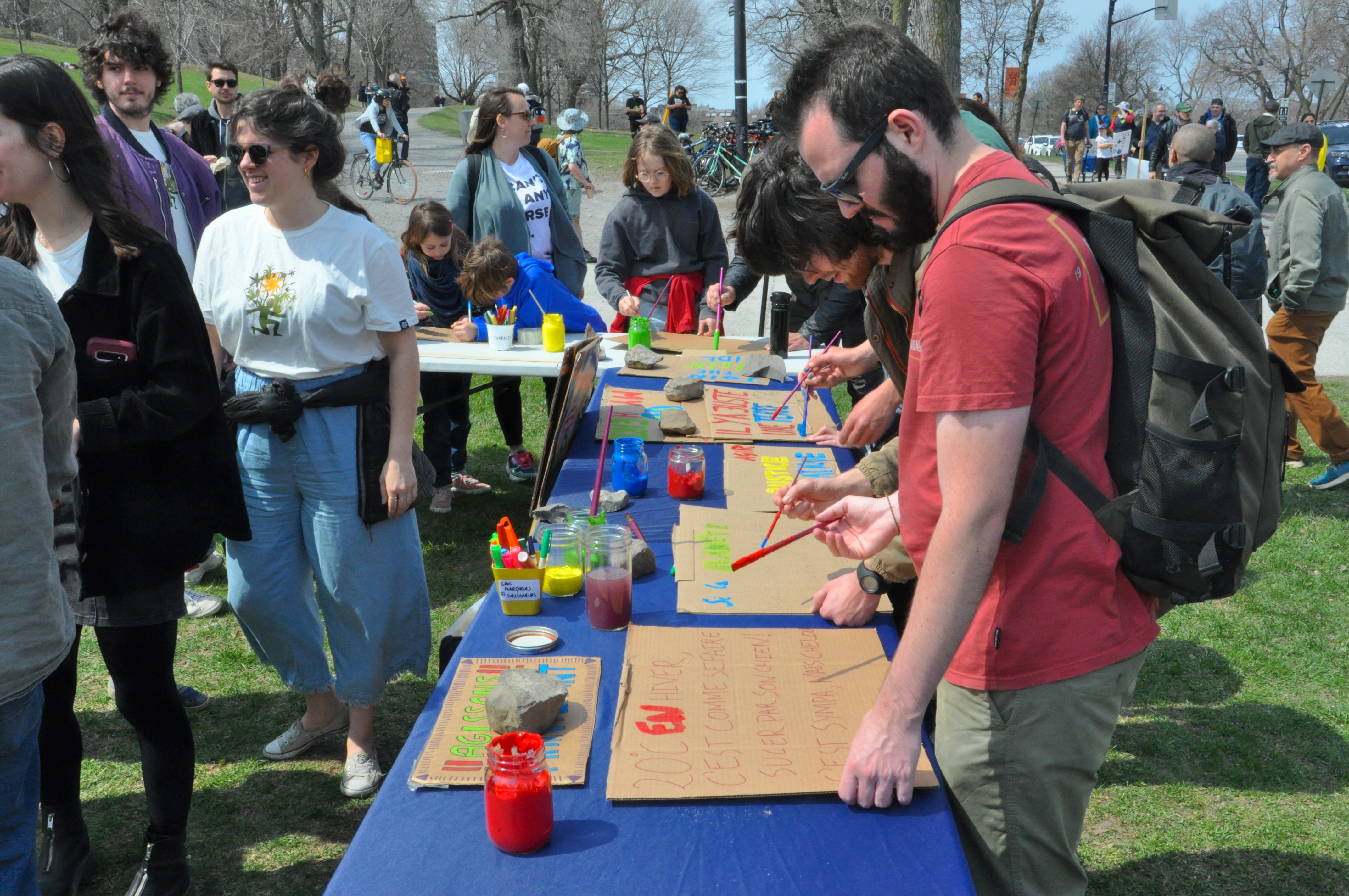 The 2023 Earth Day march in Montreal. Photo: Jahanzeb Hussain.