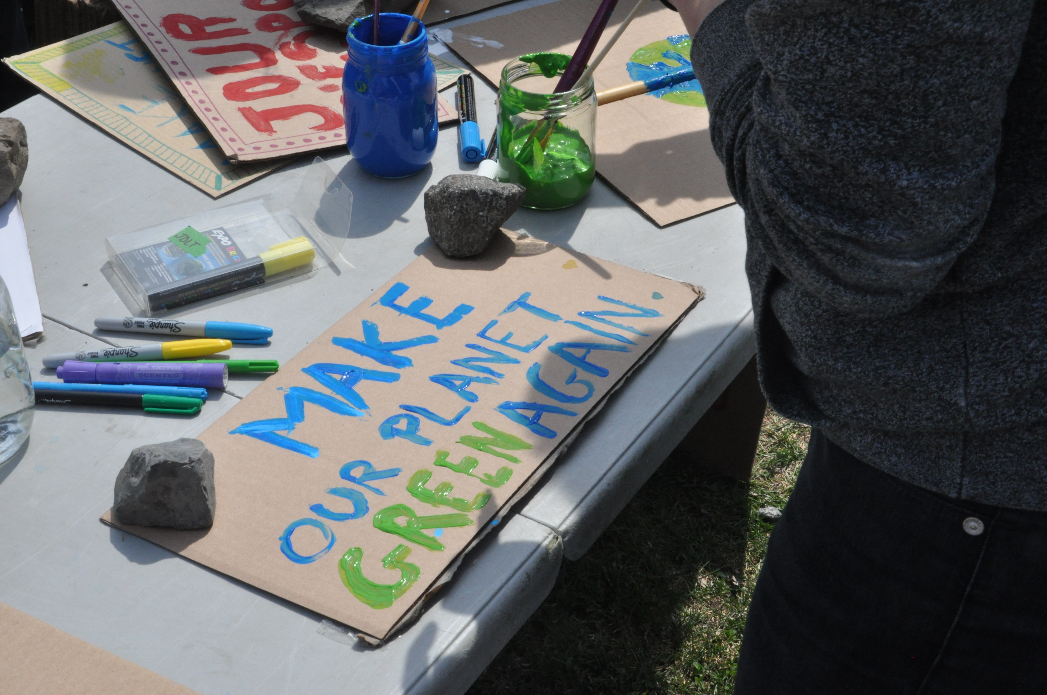 The 2023 Earth Day march in Montreal. Photo: Jahanzeb Hussain.