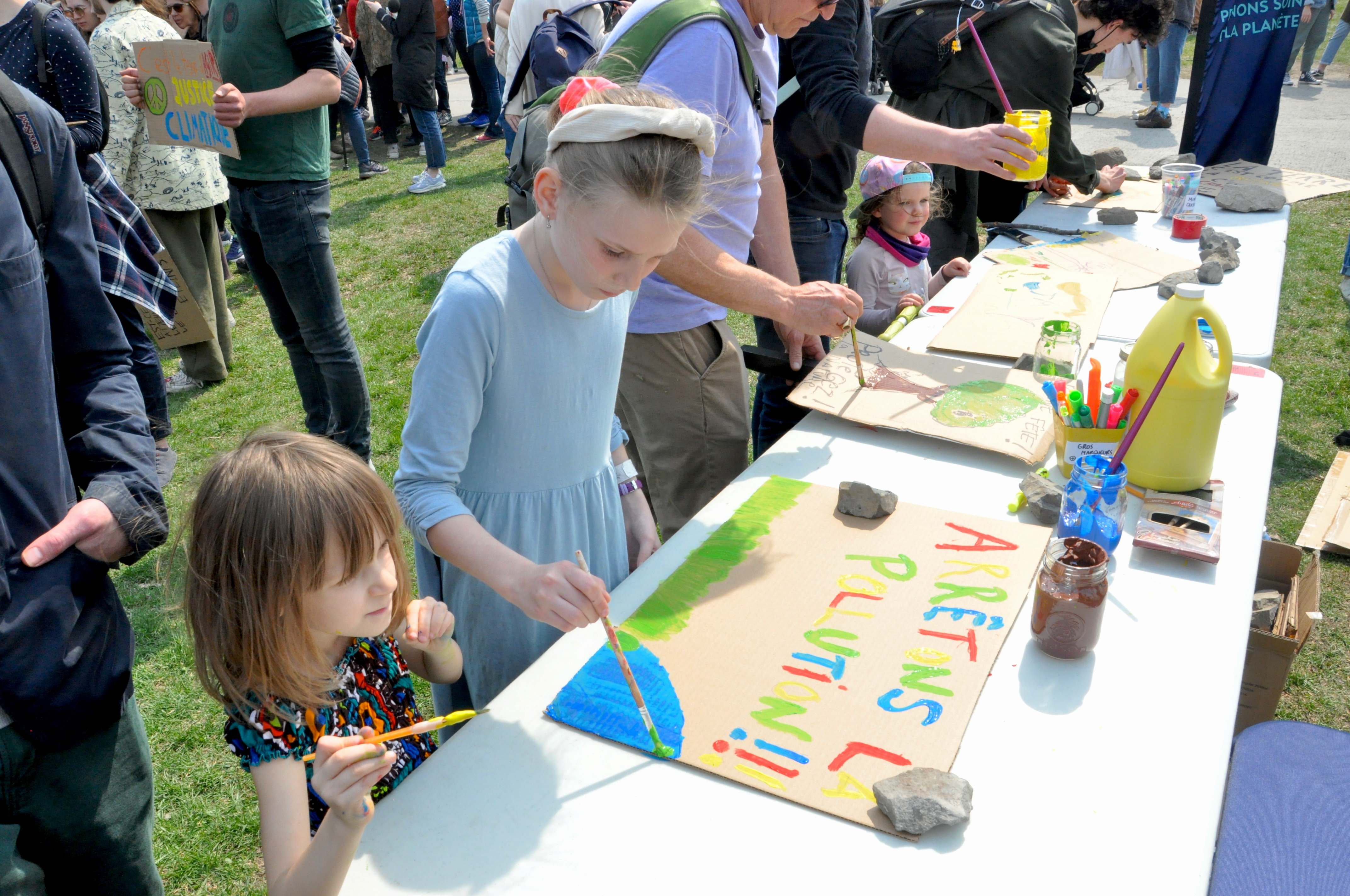 The 2023 Earth Day march in Montreal. Photo: Jahanzeb Hussain.