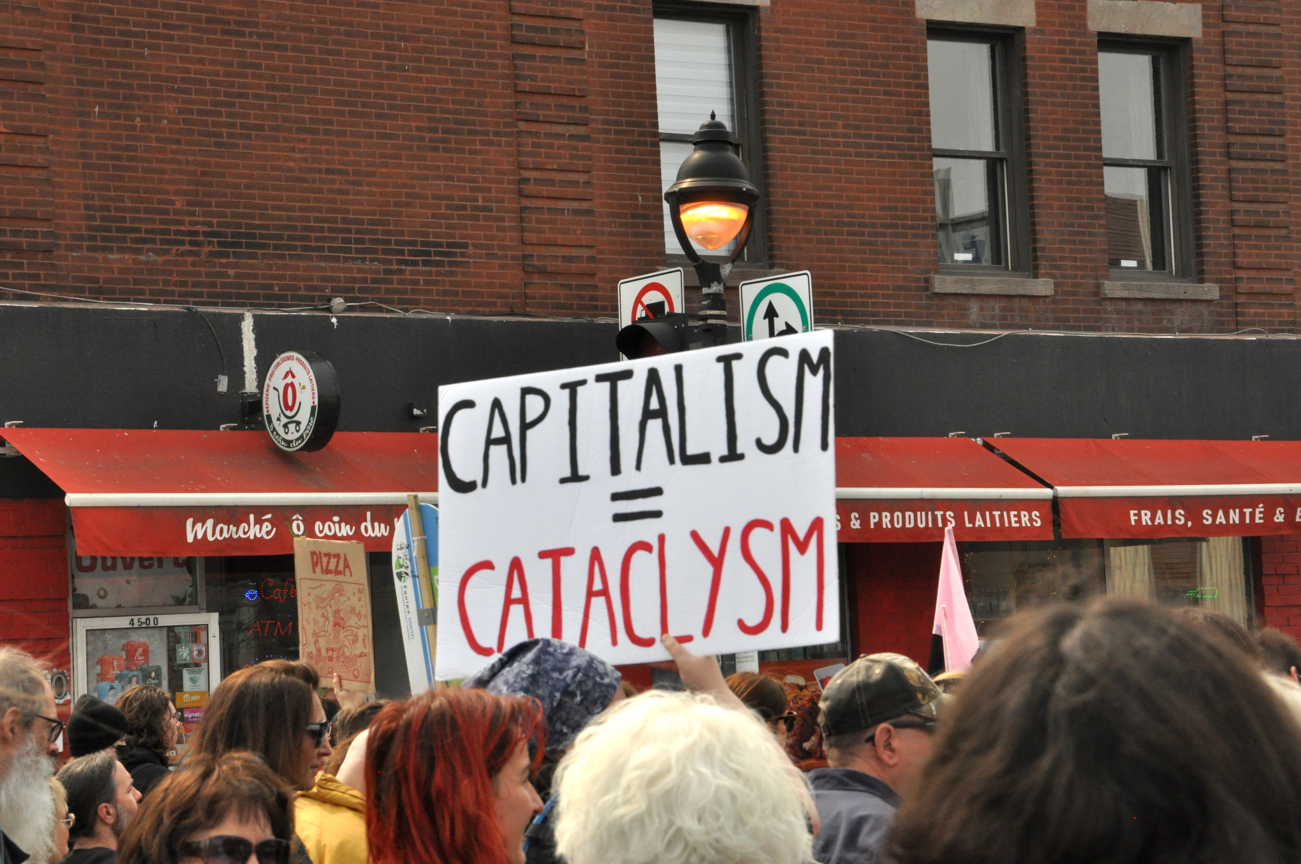 The 2023 Earth Day march in Montreal. Photo: Jahanzeb Hussain.