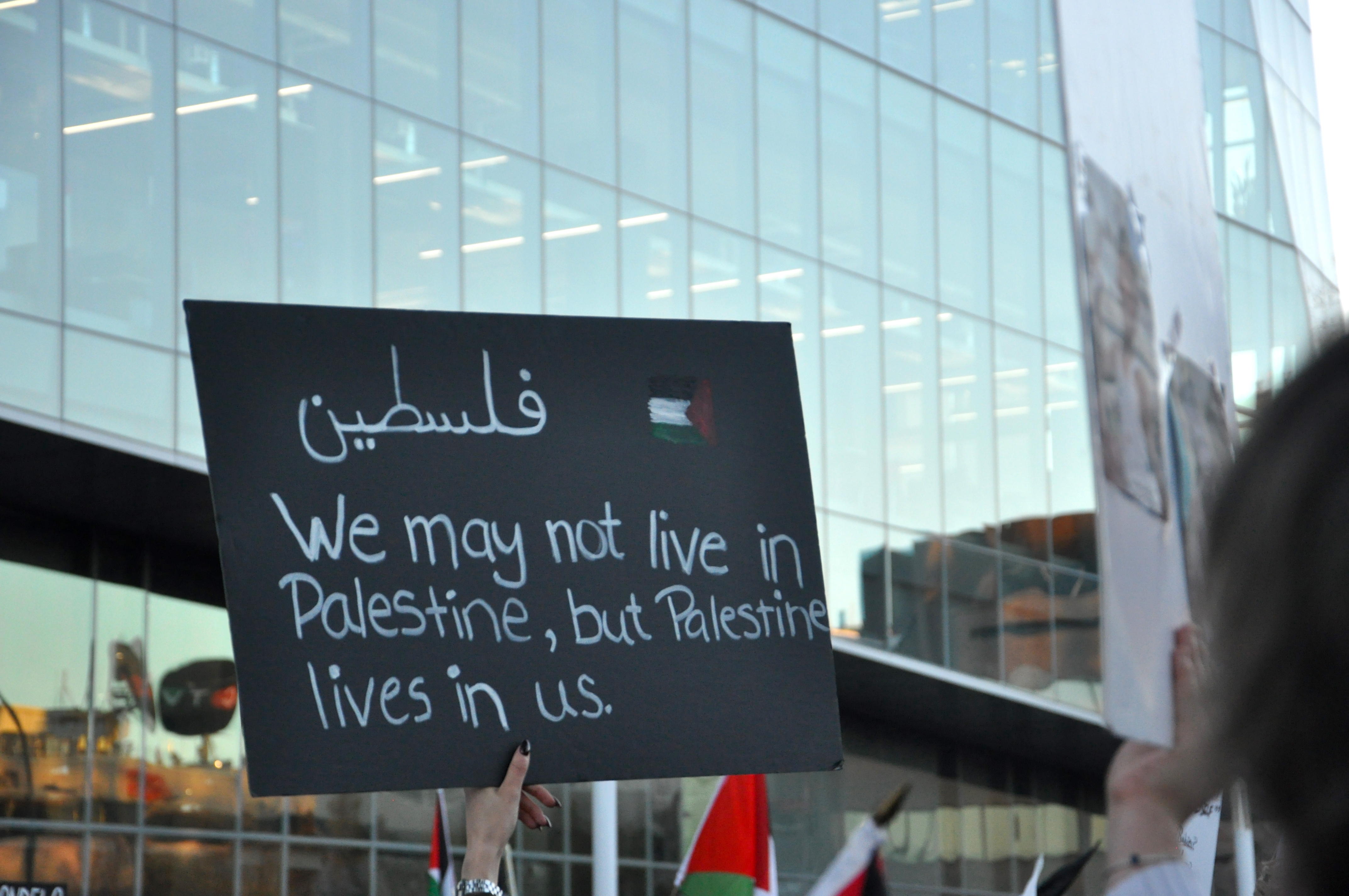 March in solidarity with the Palestinian people in Montreal on November 4, 2023. Photo: Jahanzeb Hussain.
