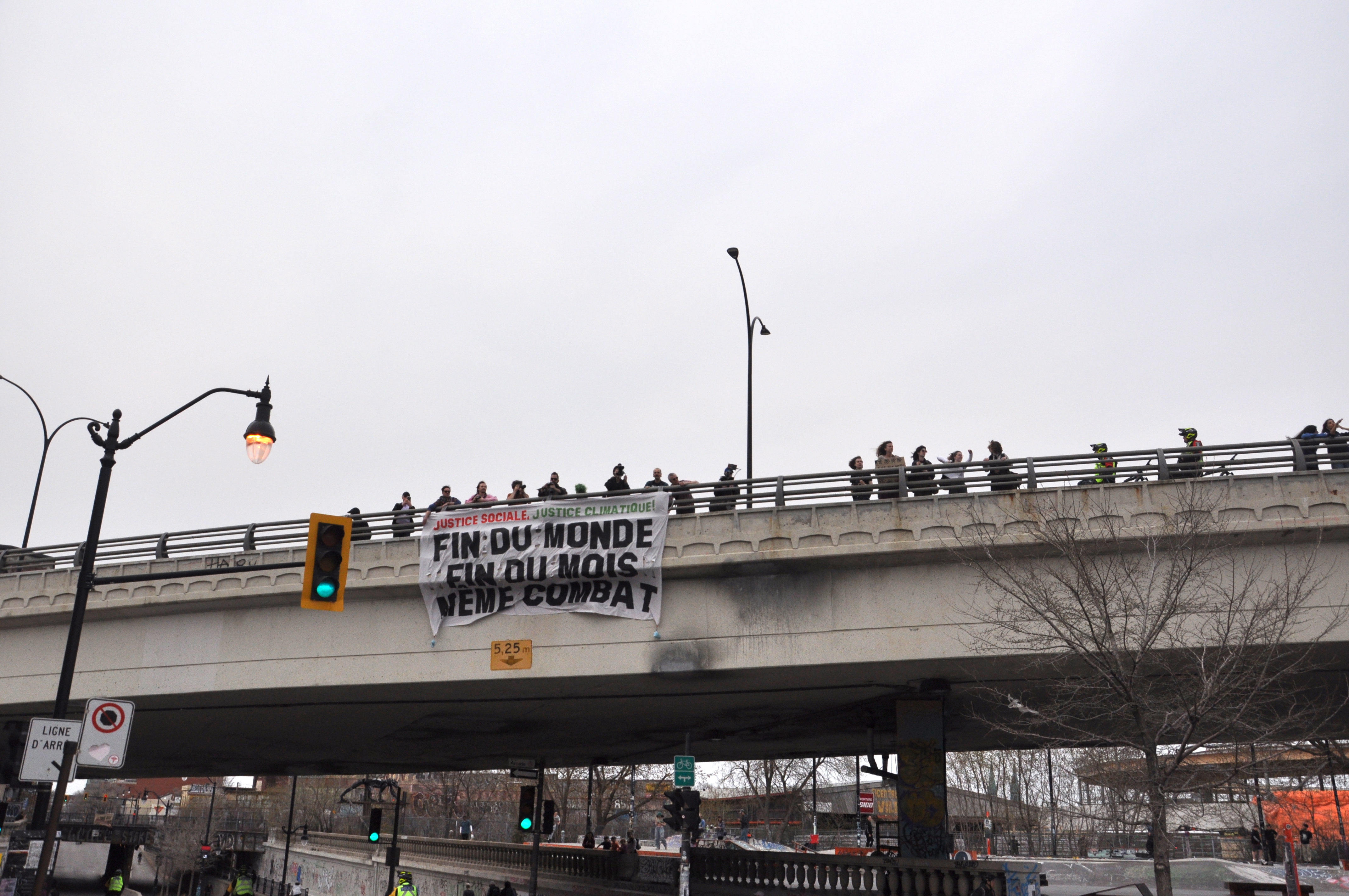 The 2023 Earth Day march in Montreal. Photo: Jahanzeb Hussain.