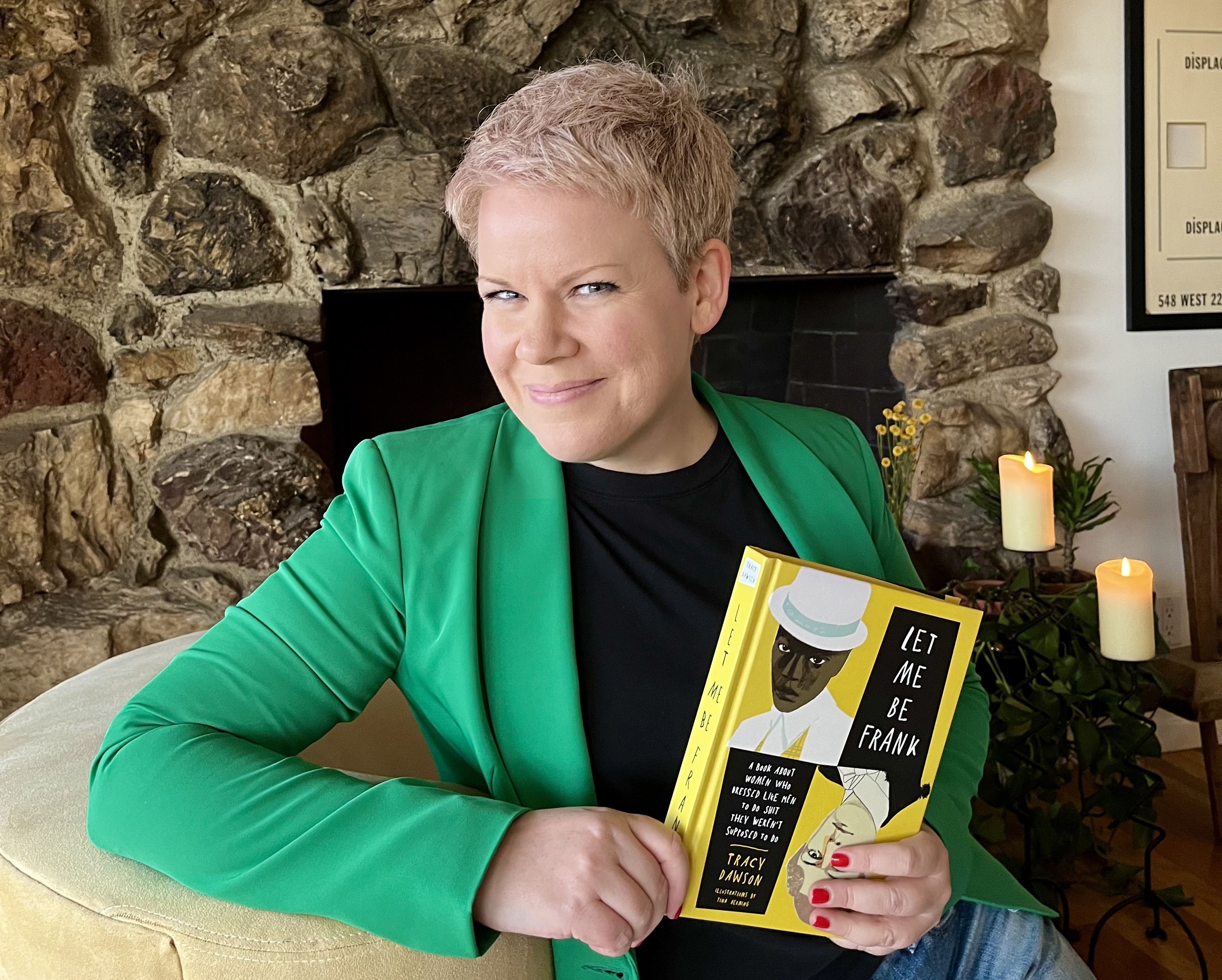 Writer and actor Tracy Dawson.