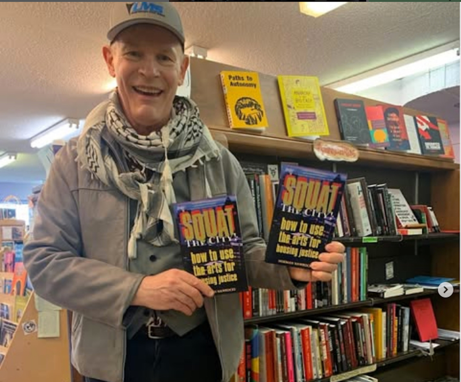 Norman Nawrocki at Spartacus Books with *Squat the City!* Norman Nawrocki at Spartacus Books with *Squat the City!*