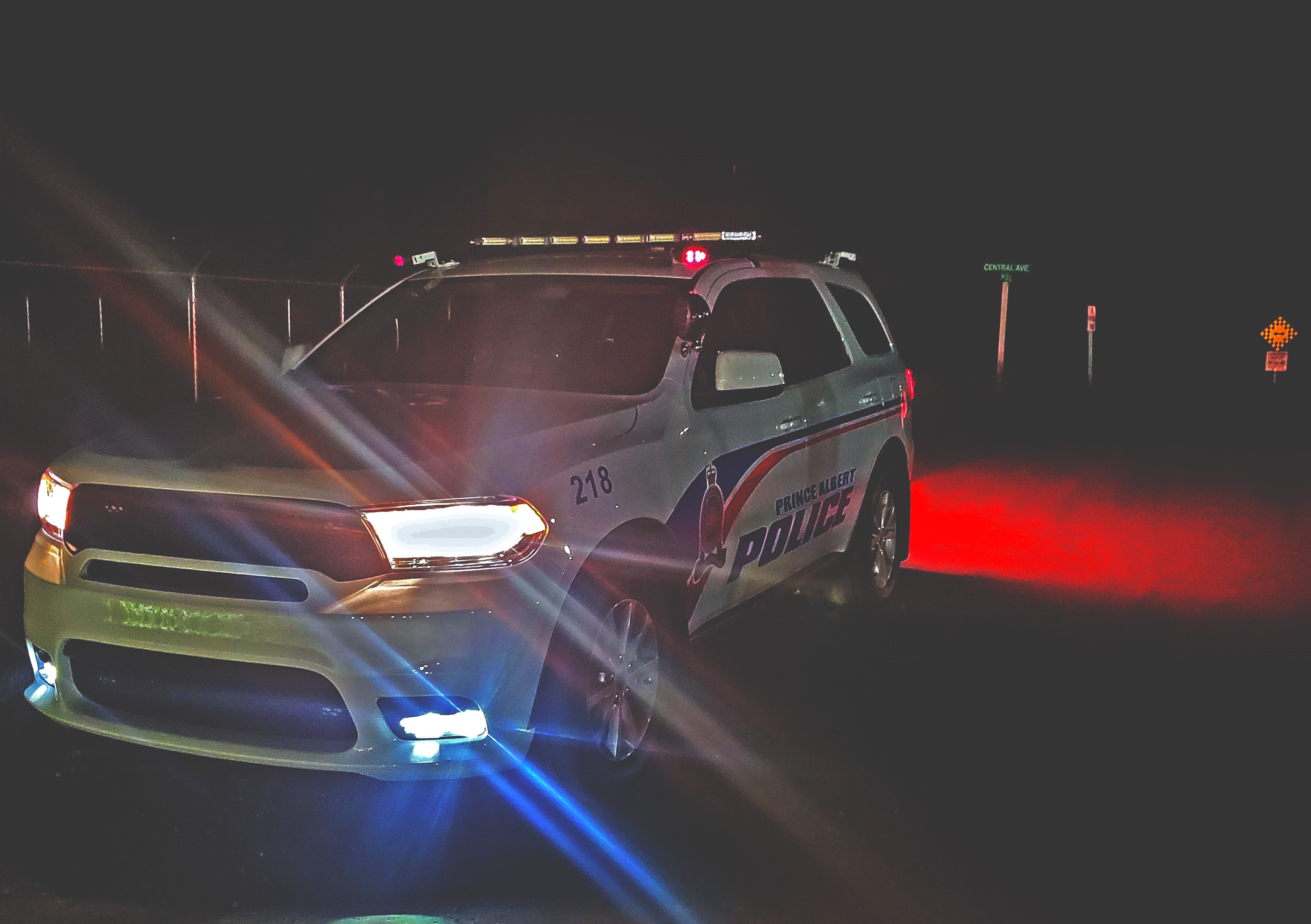 Prince Albert Police SUV. Photo: Prince Albert Police Twitter