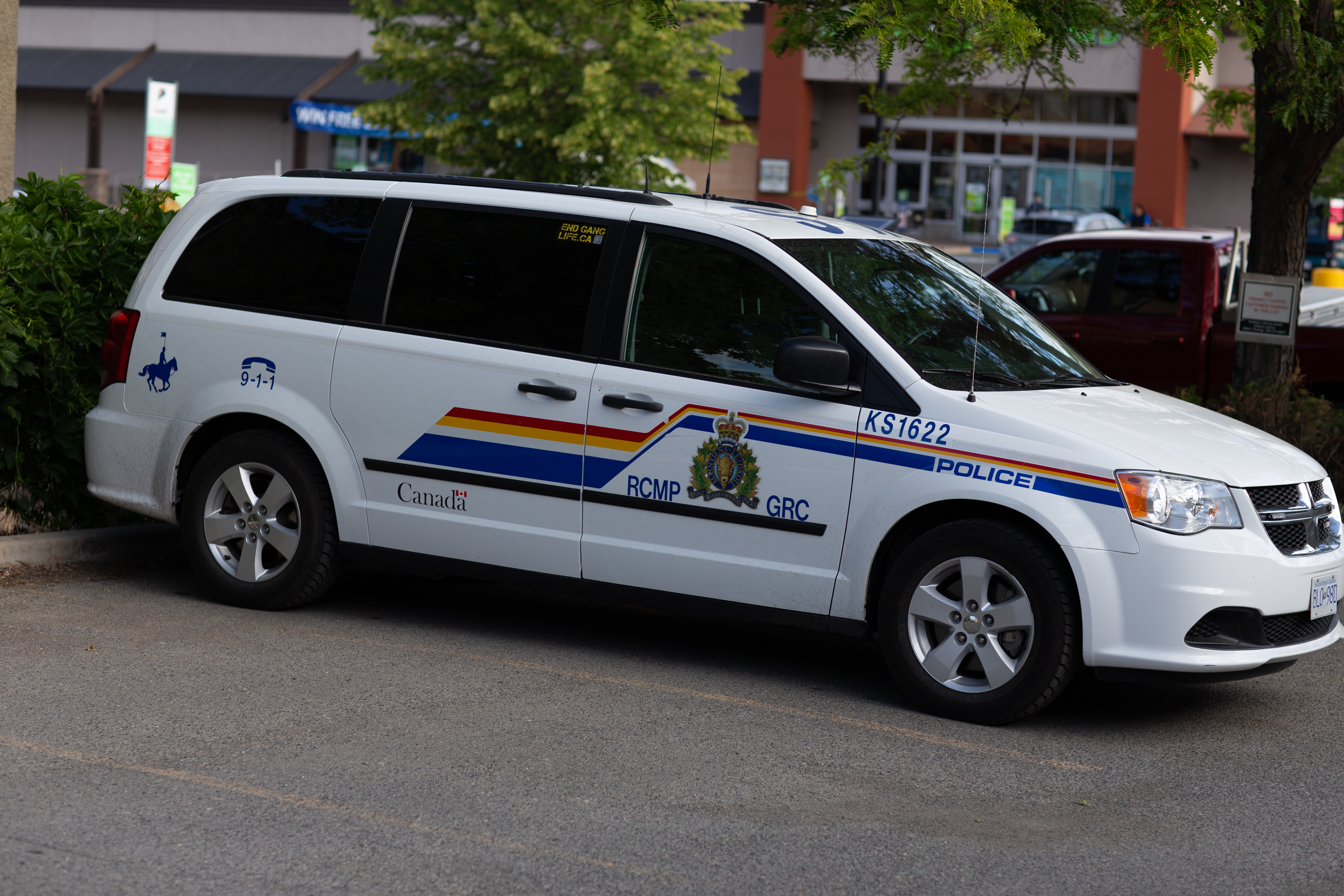 RCMP Dodge Caravan.