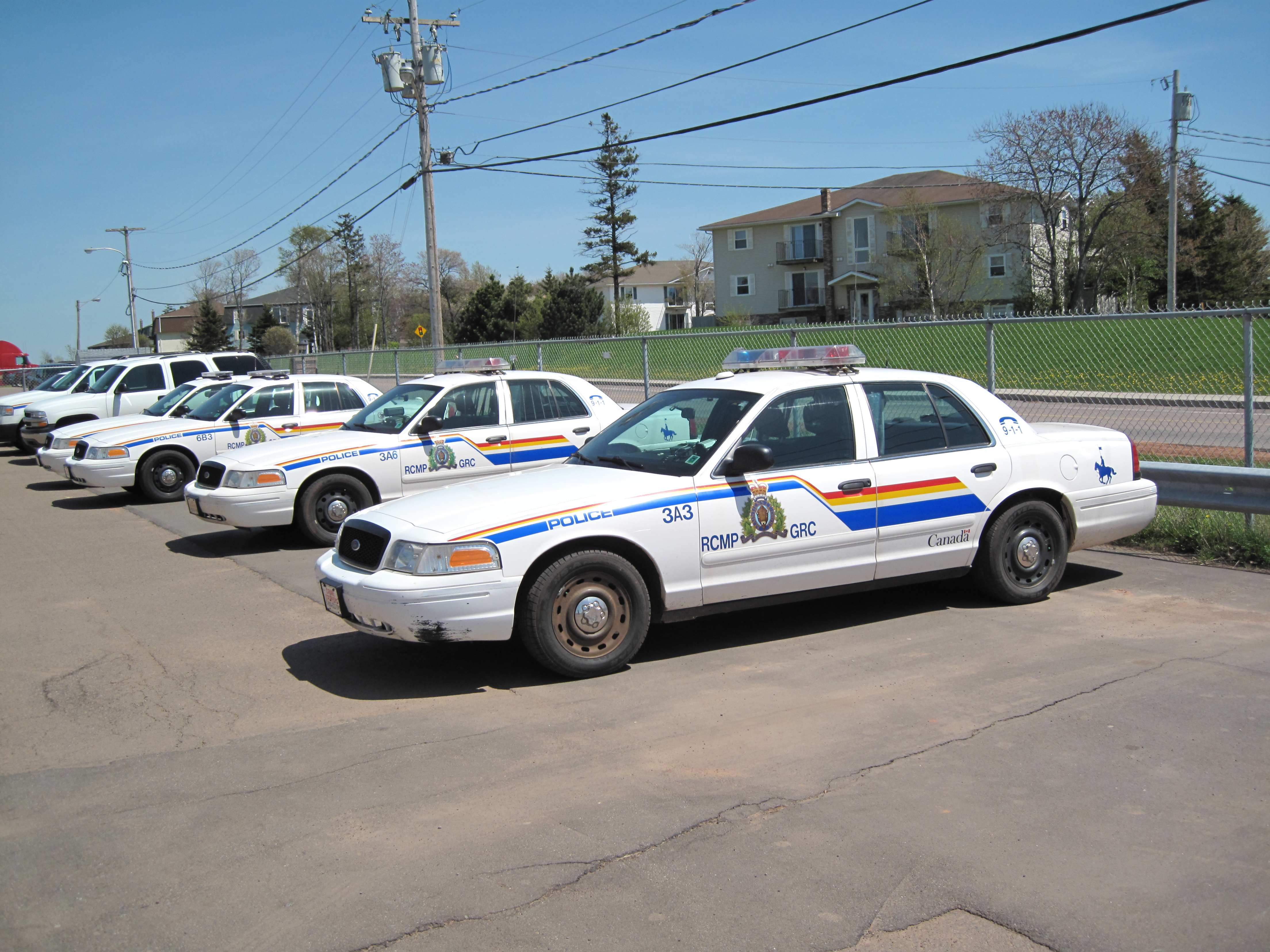 Royal Canadian Mounted Police cars. (Via Wikimedia)