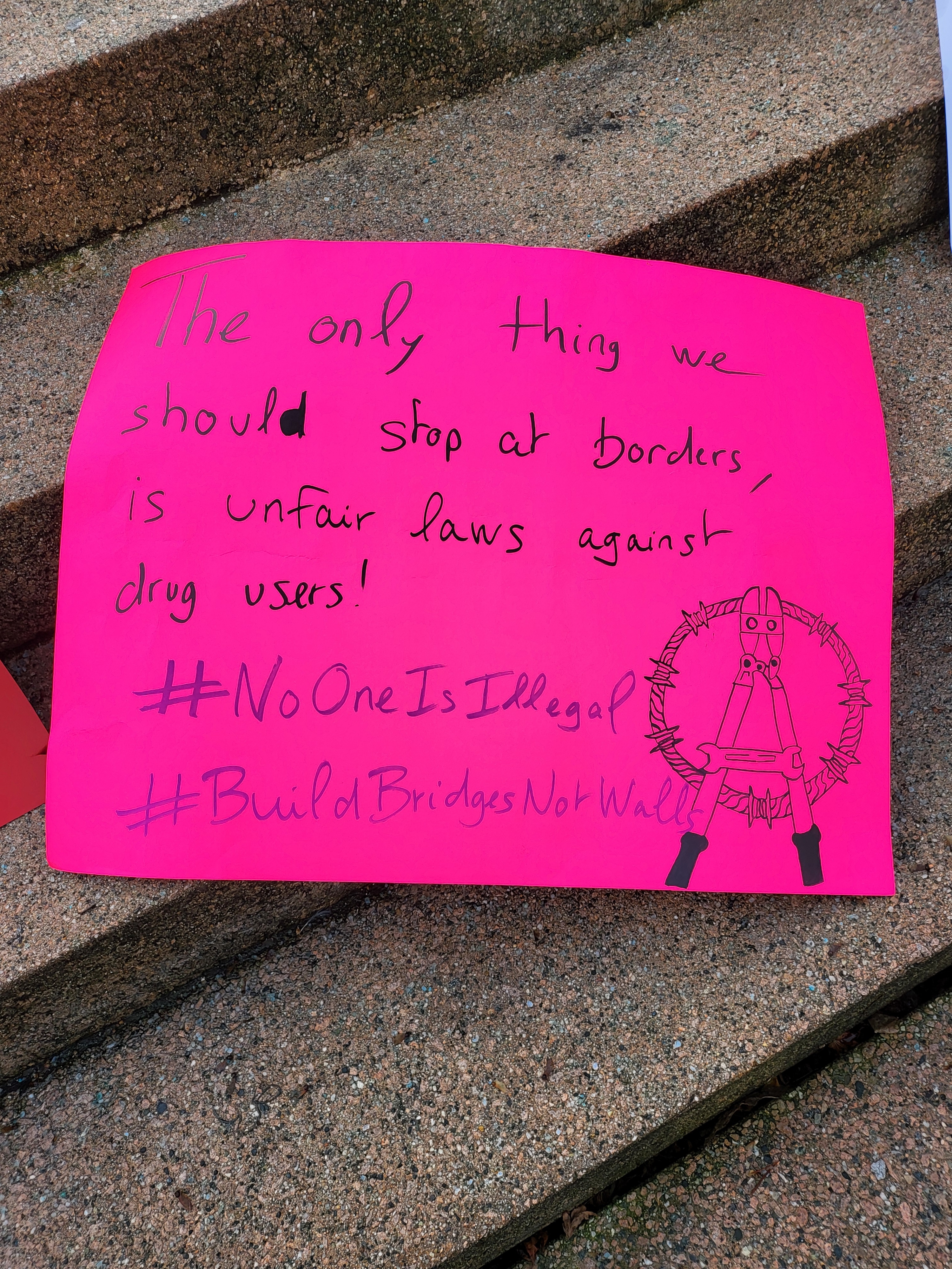 DULF rally sign.