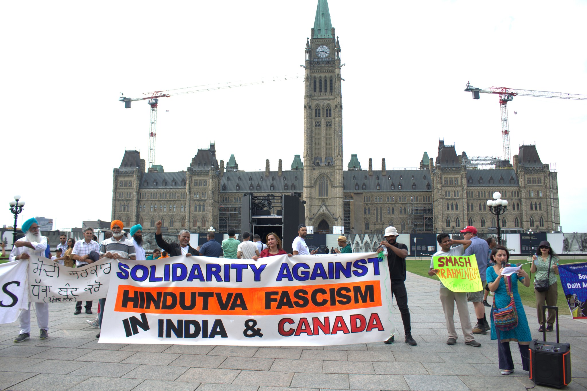 Solidarity against Hindutva fascism in India and Canada.