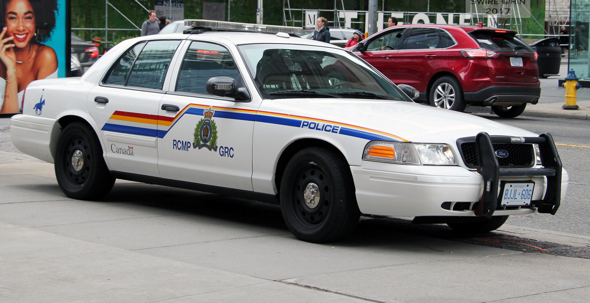 An RCMP cruiser. (Adapted from an image by Can Pac Swire on Flickr.)