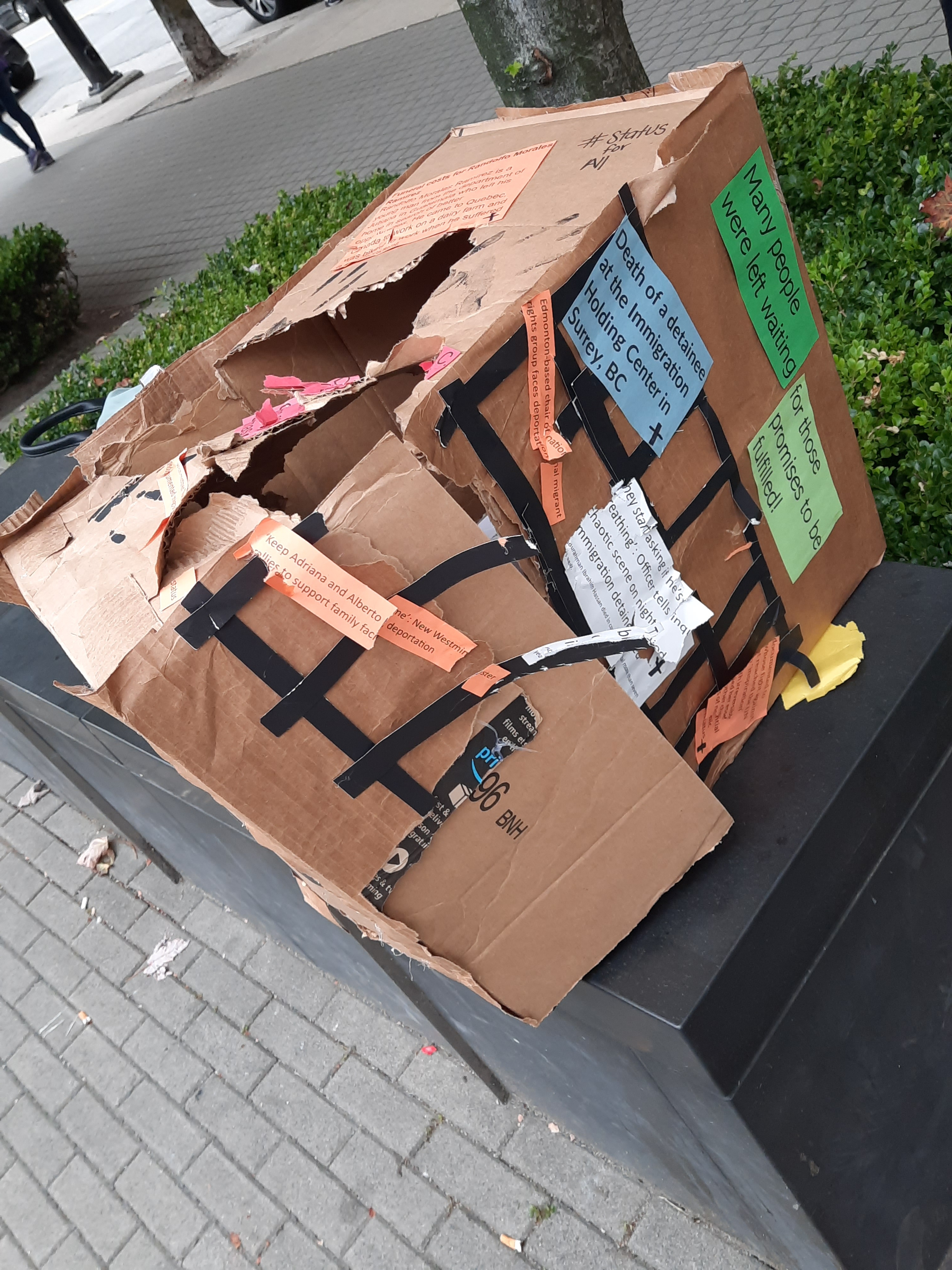 Smashed pinata.
