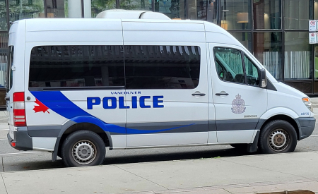 Vancouver Police Van.