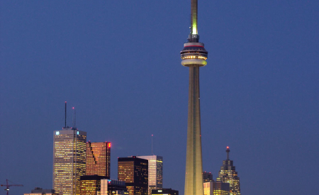 Toronto skyline at night. Image: City of Toronto on Flickr