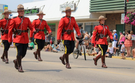 Mounties on Parade