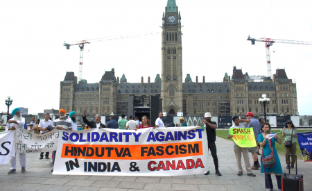 Solidarity against Hindutva fascism in India and Canada.