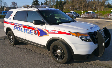 York Regional Police vehicle